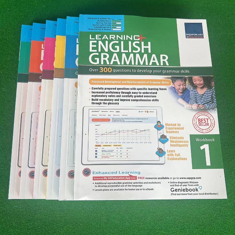 Sight Word Game - 6 Books/set 1-6st Learning English Singapore's