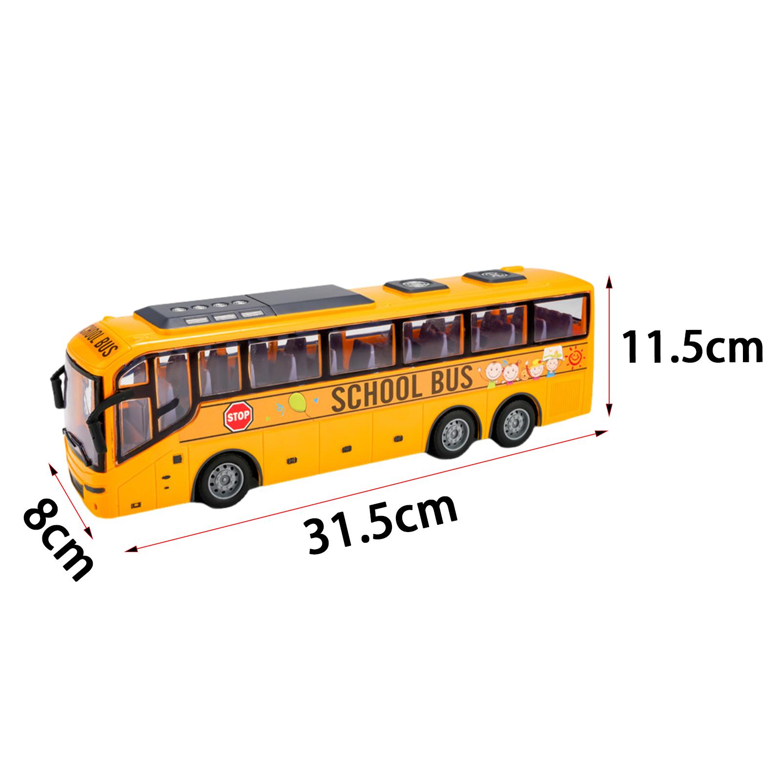 Kids Education Channel - Remote Control Bus with Realistic Lights