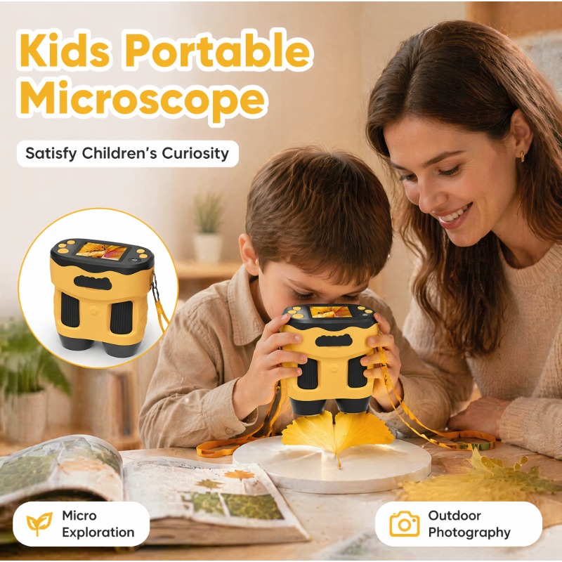 Kids Education News - Microscope Camera 4K 1000X Digital for