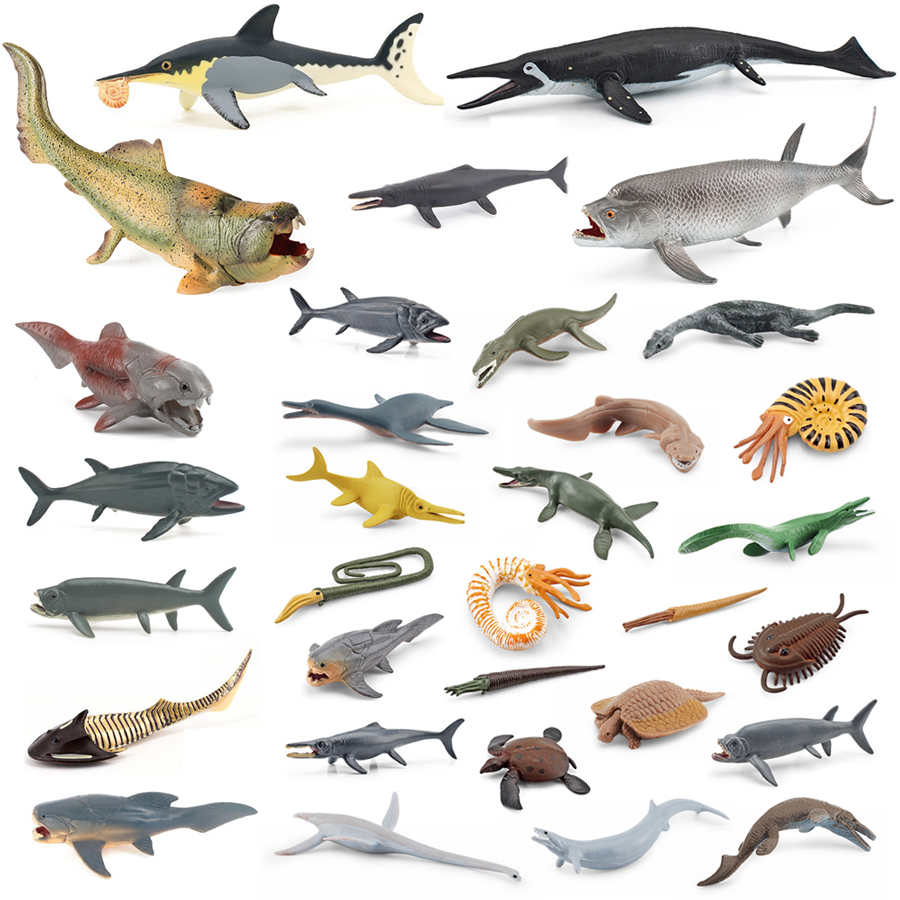 Kids No Education - Realistic Dunkleosteus Ophthalmosaurus Xiphactinus Cephalaspis Prehistoric