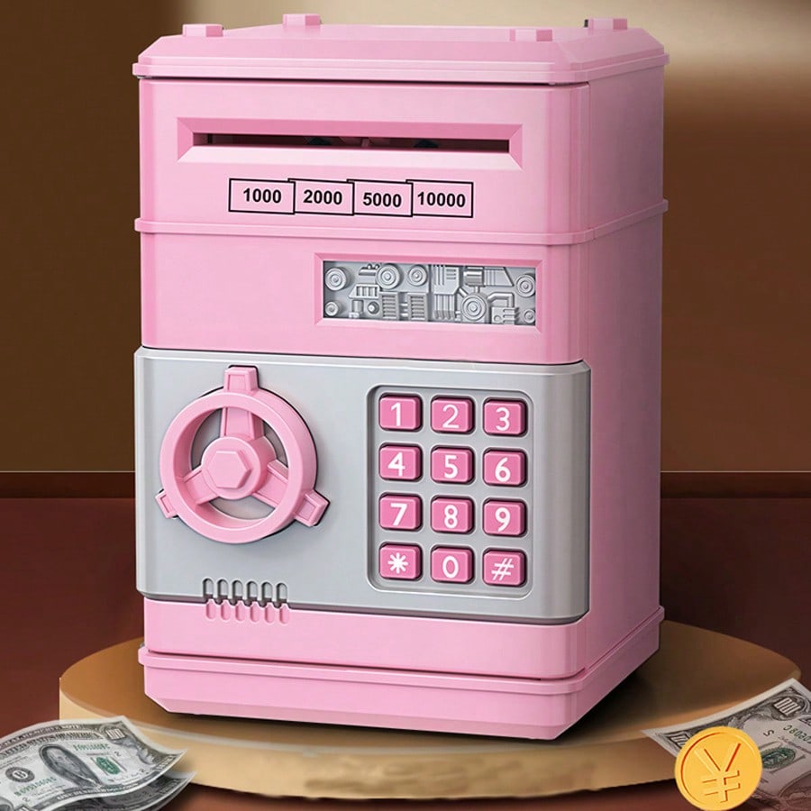 Kids No Education - Kids Mini ATM Piggy Bank,Electronic Cash
