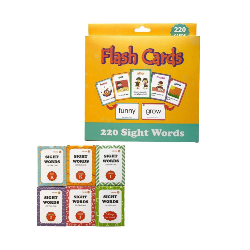 Paper Sight Word Flash Cards A - Sight Word Game recension och pris
