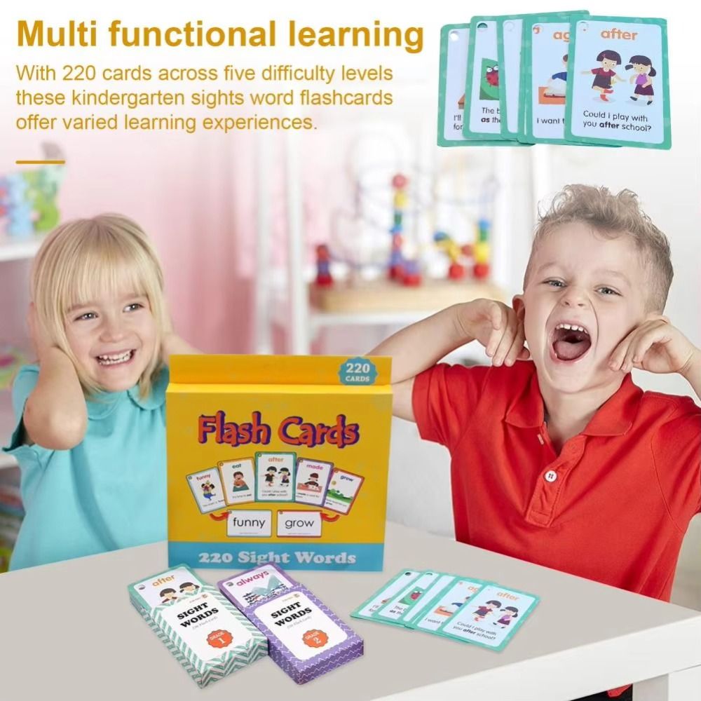 Paper Sight Word Flash Cards A - Sight Word Game recension och pris