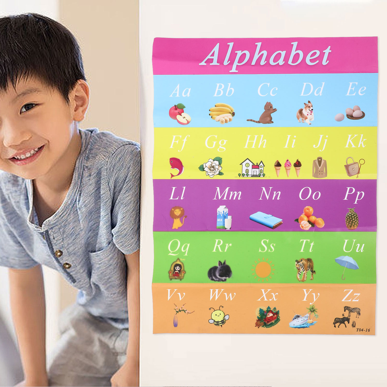 30x40cm Kids Early Education P - Kids Educational Poster recension och pris