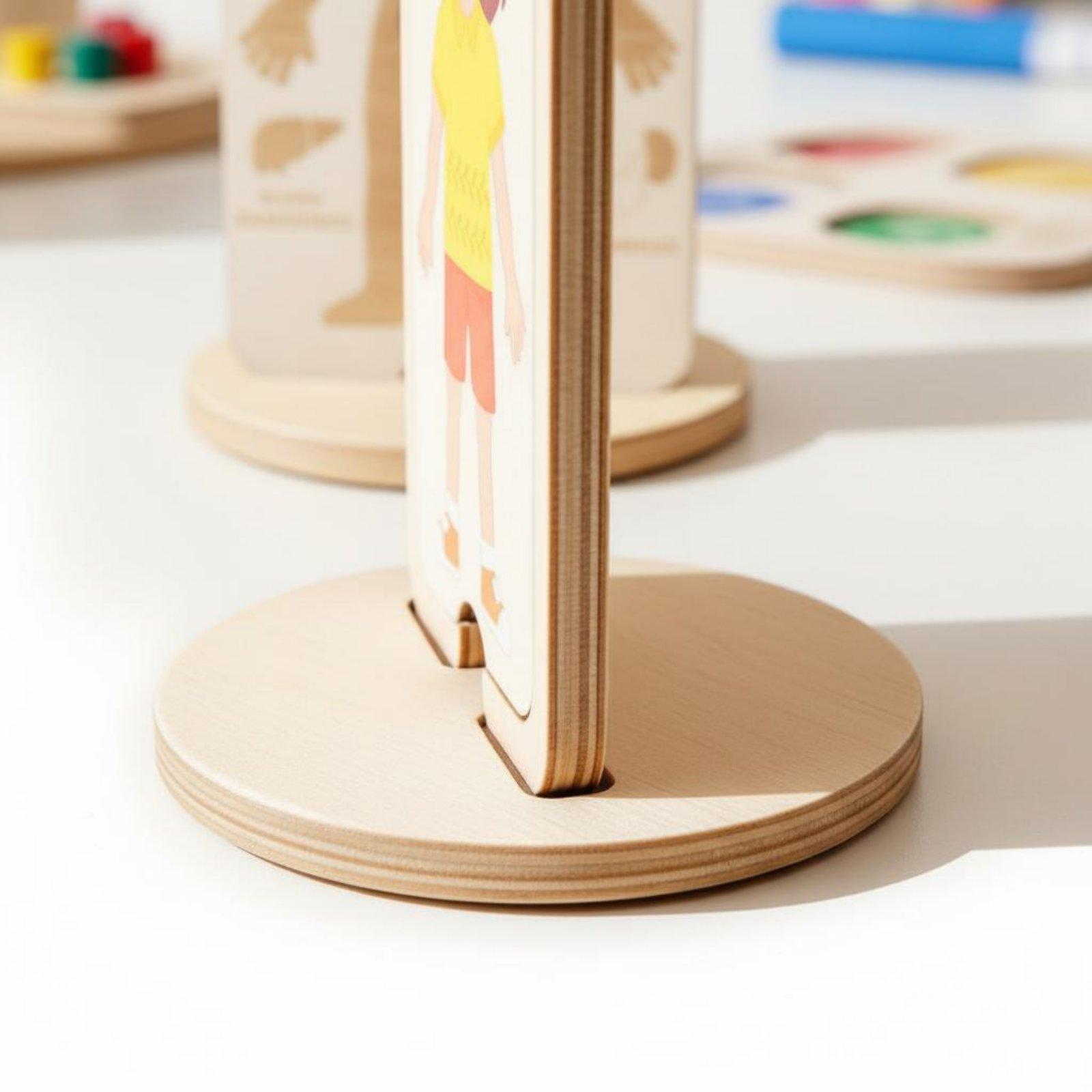 Kids Educational Wooden Puzzle - Human Body Puzzle recension och pris