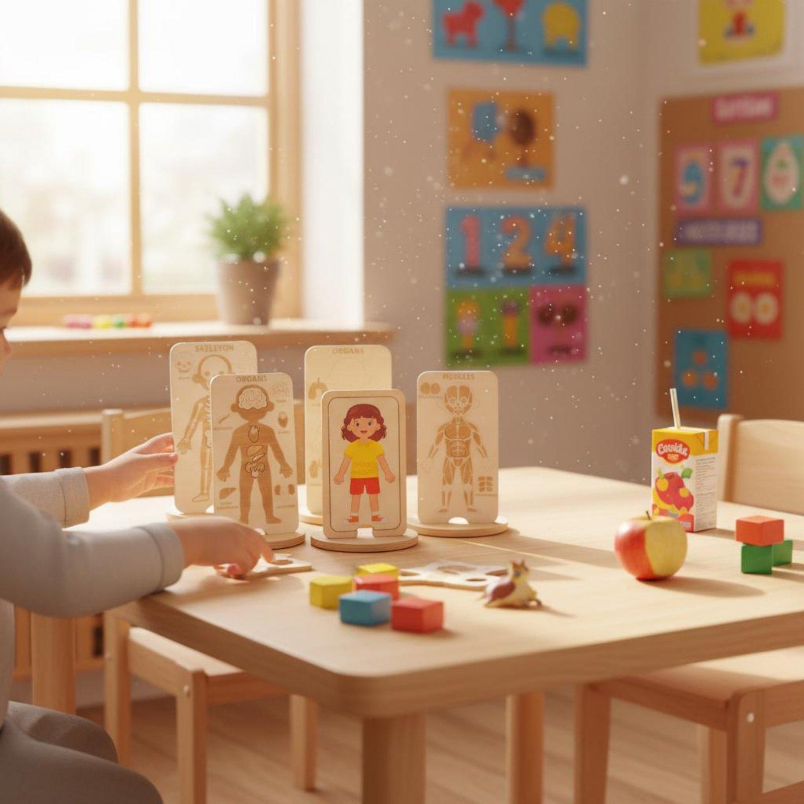 Kids Educational Wooden Puzzle - Human Body Puzzle recension och pris