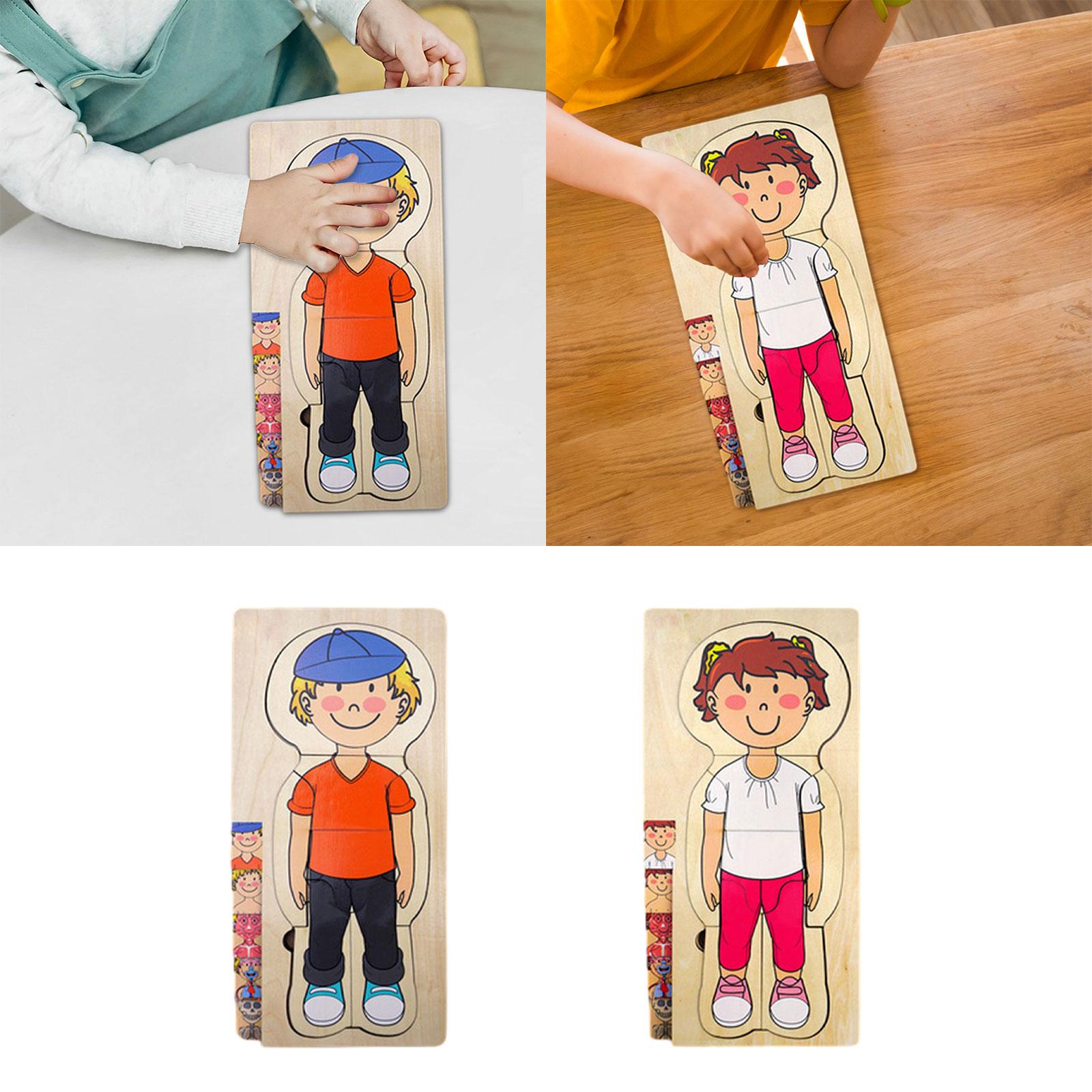 Wooden Human Body Puzzle Toys  - Human Body Puzzle recension och pris