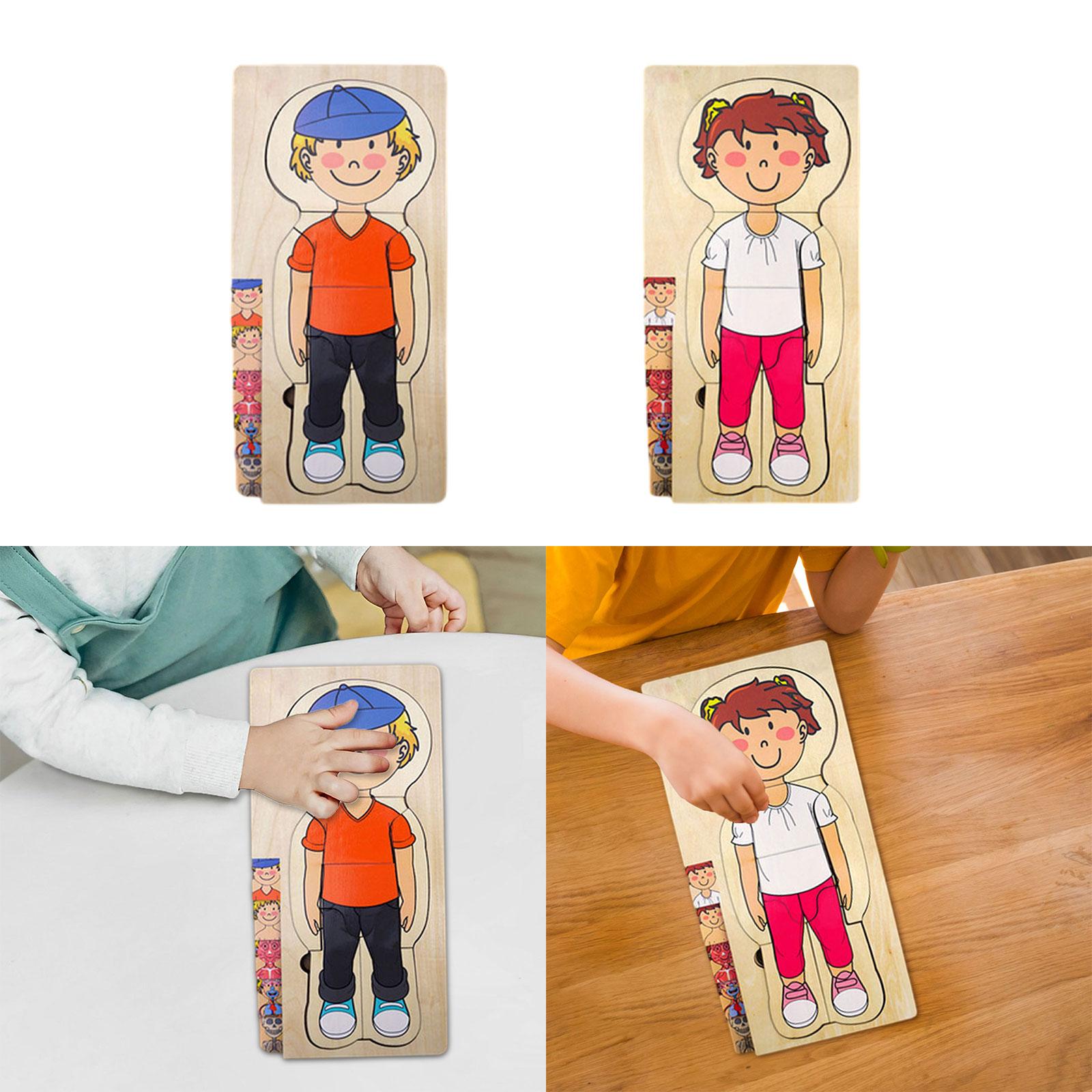 Wooden Human Body Puzzle Toys  - Human Body Puzzle recension och pris