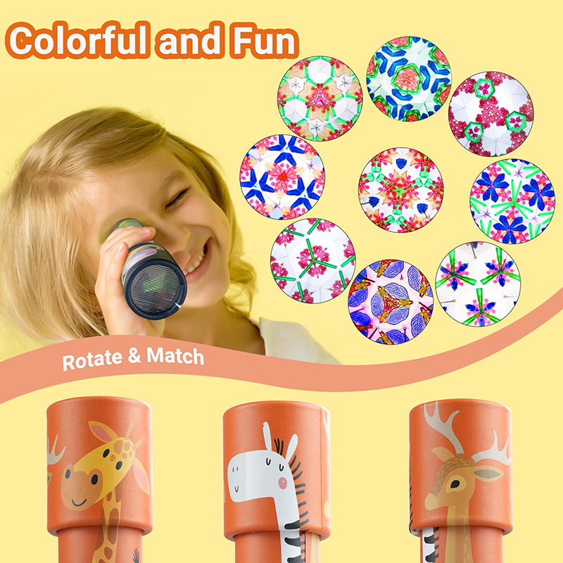 6Pcs Cartoon Kaleidoscope Clas - Kids Educational Game recension och pris