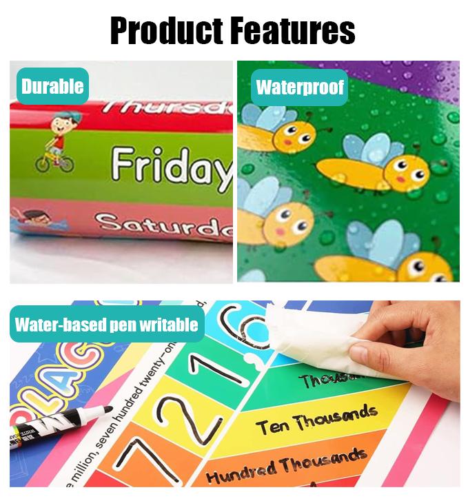 16 PCS Educational Posters for - Kids Educational Poster recension och pris