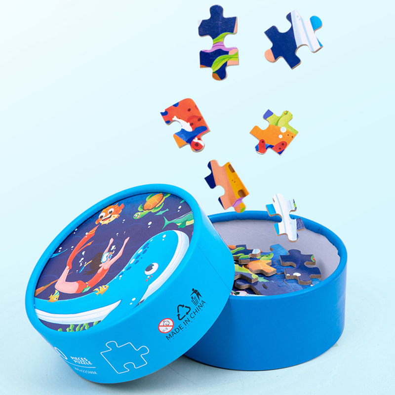 100PCS Paper Puzzle Children's - Human Body Puzzle recension och pris