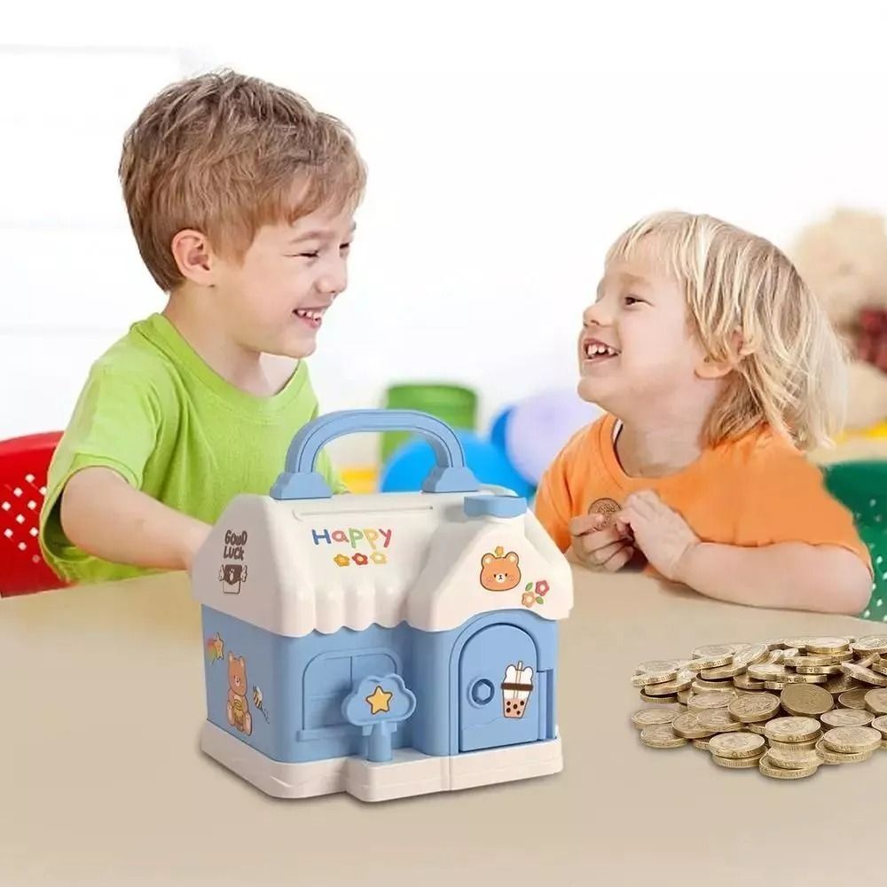 New House-Shaped Money Box Pla - Kids Education Money recension och pris