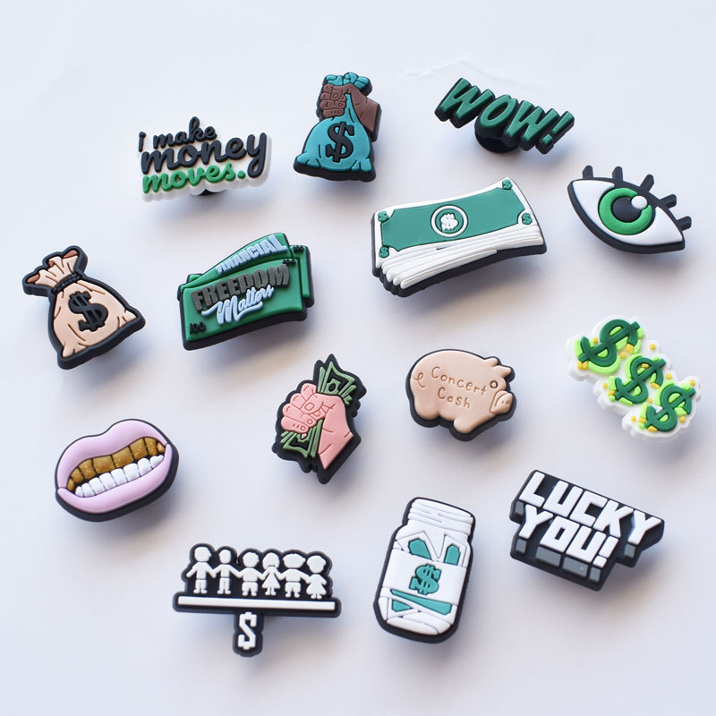 Money Shoe Charms for Crocs Ac - Kids Education Money recension och pris