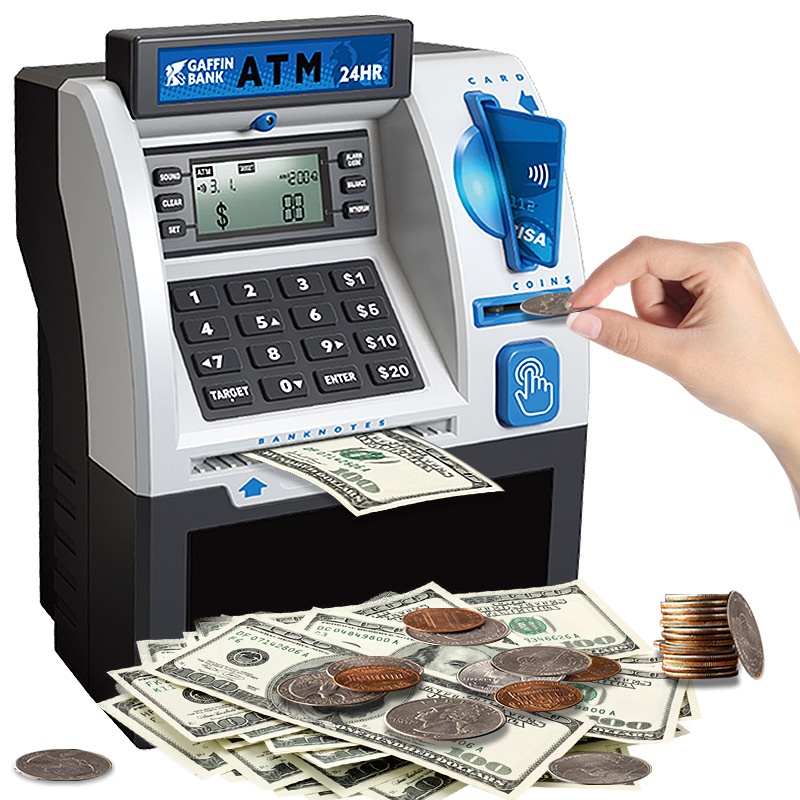 Large Capa Automatic ATM Money - Kids Education Money recension och pris