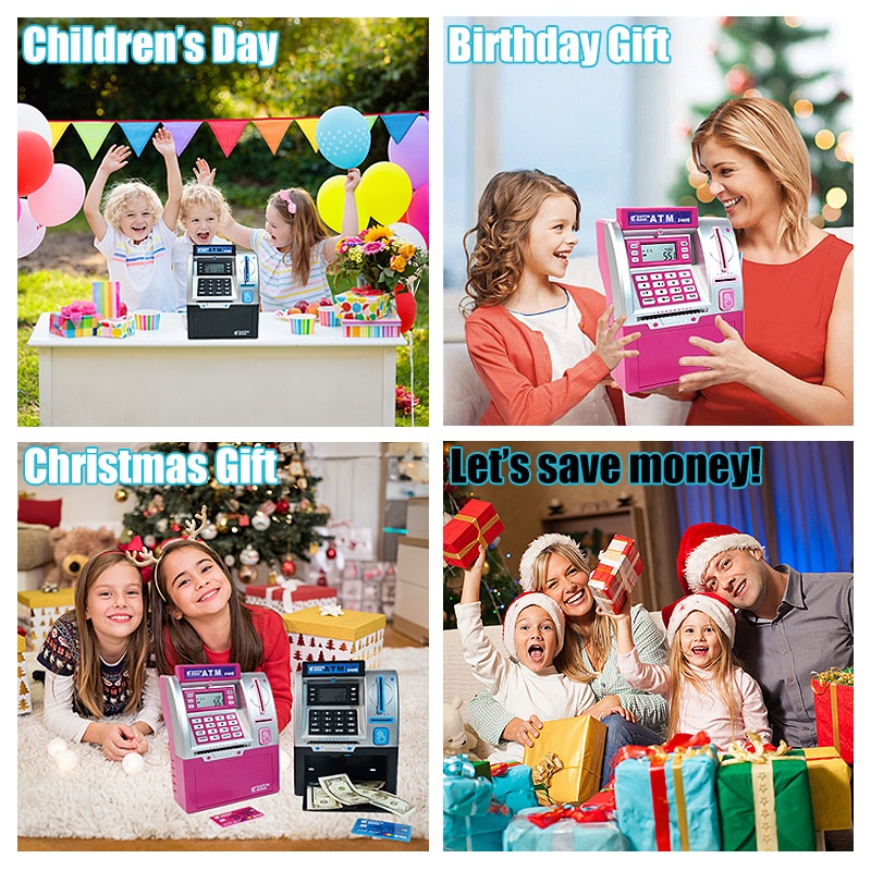 Large Capa Automatic ATM Money - Kids Education Money recension och pris