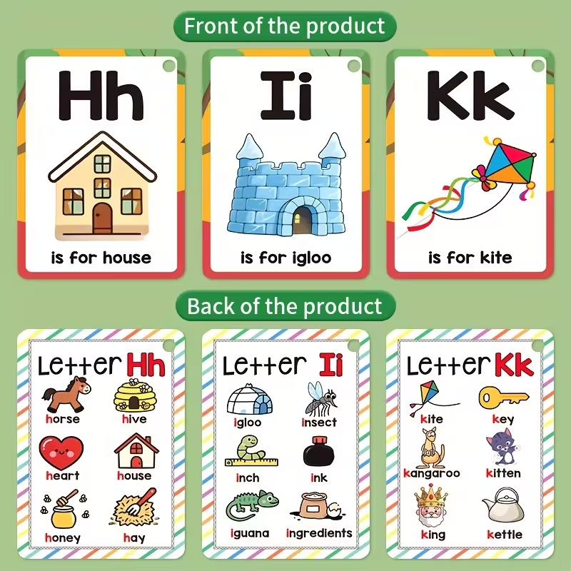 Alphabet Phonics Flash Cards f - Sight Word Game recension och pris