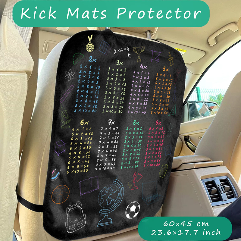 1pc Waterproof Car Seat Cover  - Multiplication Table Mat recension och pris
