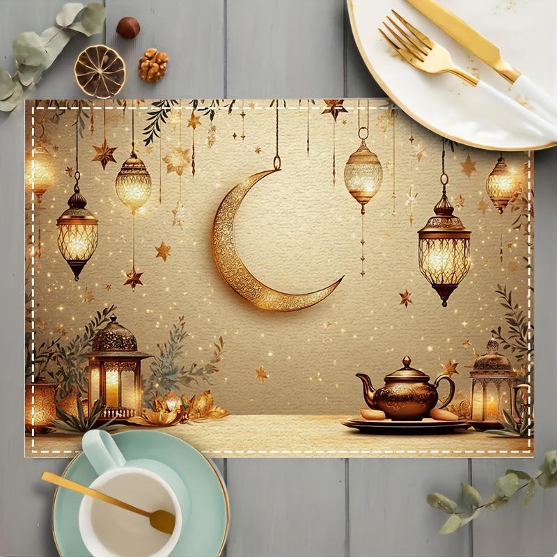 4PC Ramadan Lantern Moon Stars - Multiplication Table Mat recension och pris