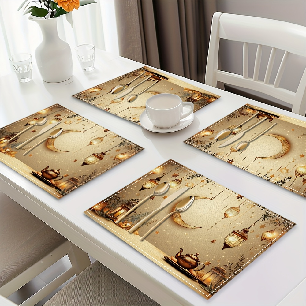 4PC Ramadan Lantern Moon Stars - Multiplication Table Mat recension och pris