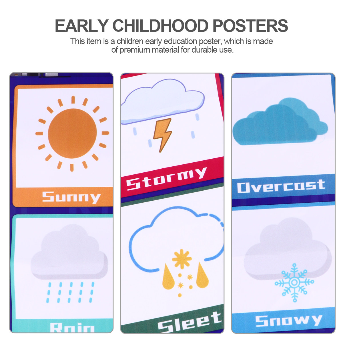 1Pcs Quality English Hanging E - Kids Educational Poster recension och pris