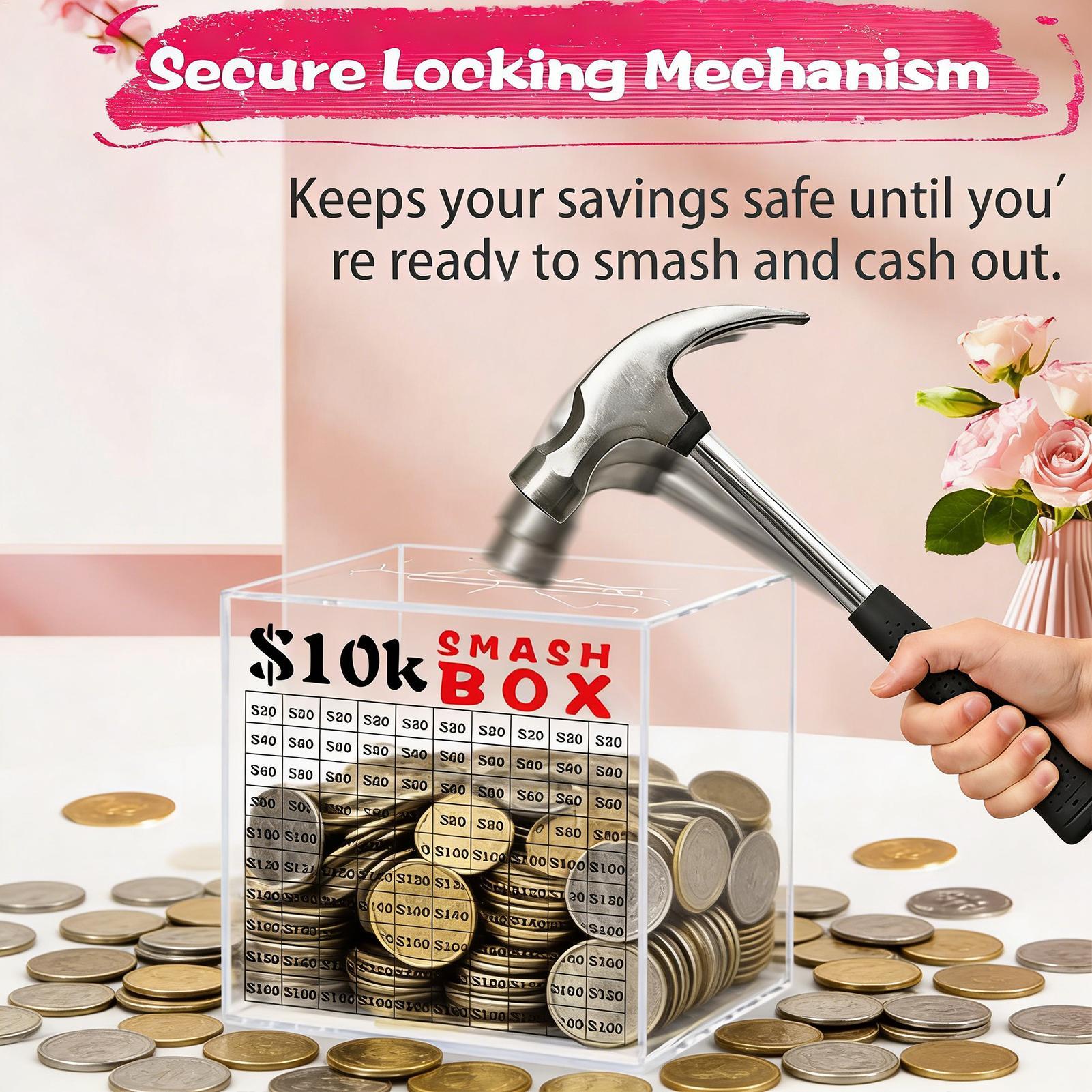 Large Money Saving 10K Smasher - Kids Education Money recension och pris
