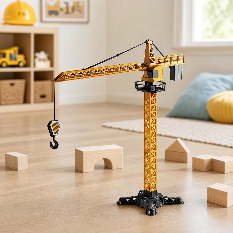Tower Crane Toy Simulated Cons - Kids Educational Game recension och pris