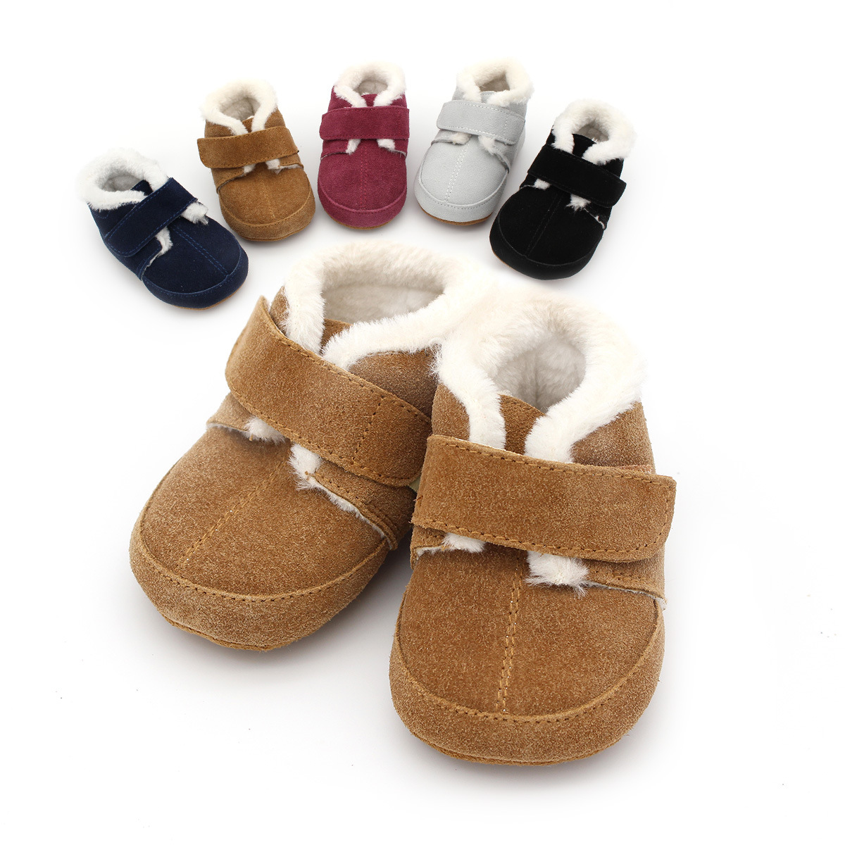 Baby Furry Boots Kids Leather  - Kids Education Steps recension och pris