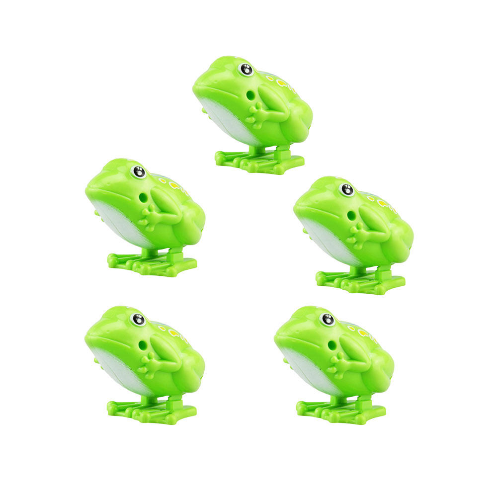 5Pcs Wind-Up Jumping Frogs Pla - Kids Educational Game recension och pris