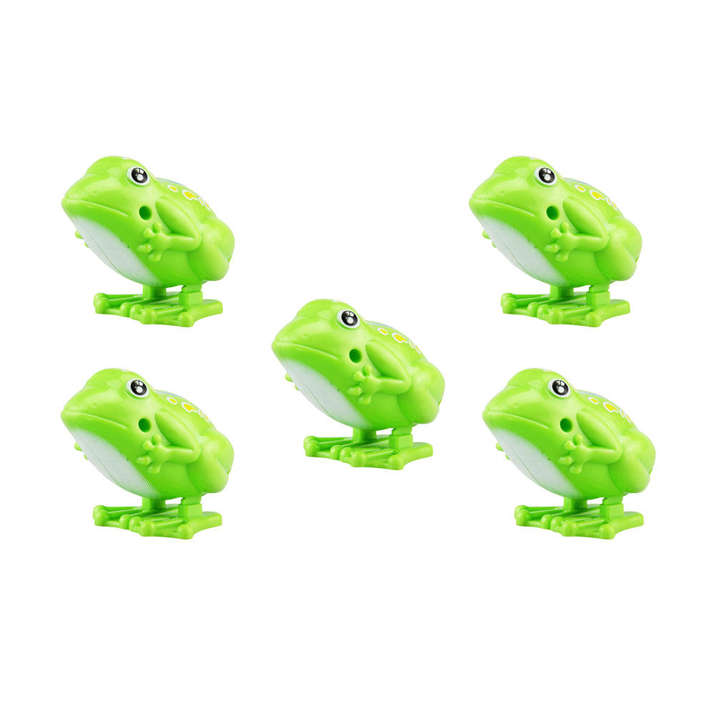 5Pcs Wind-Up Jumping Frogs Pla - Kids Educational Game recension och pris