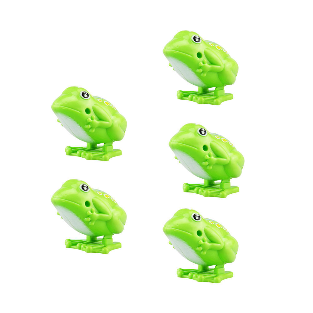 5Pcs Wind-Up Jumping Frogs Pla - Kids Educational Game recension och pris