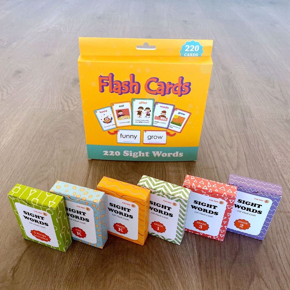 Paper Sight Word Flash Cards W - Sight Word Game recension och pris