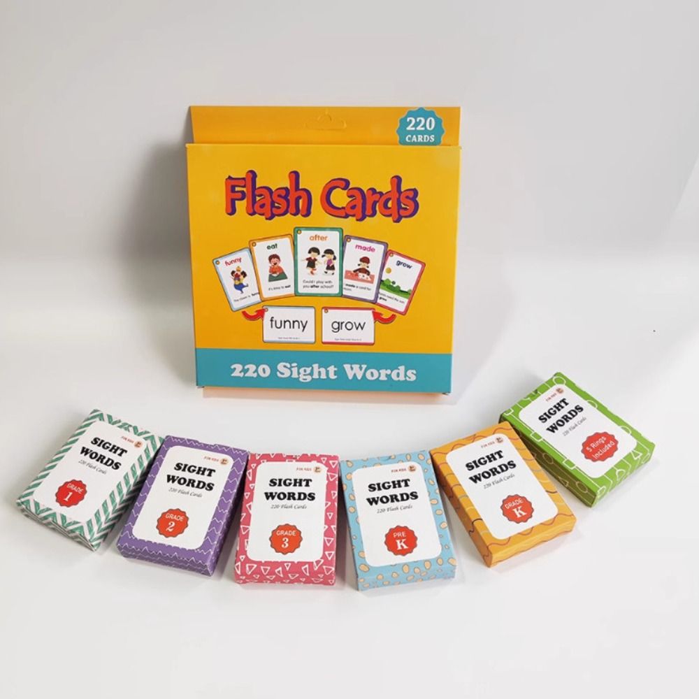 Paper Sight Word Flash Cards W - Sight Word Game recension och pris