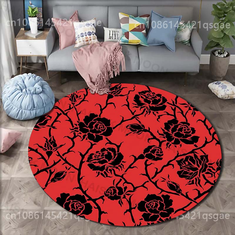 Multiple size Black roses on r - Multiplication Table Mat recension och pris