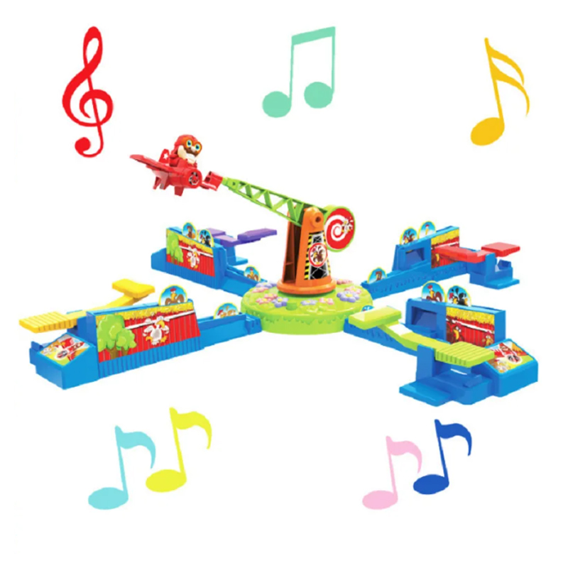 Rotating Airplane Chicken Stea - Sight Word Game recension och pris