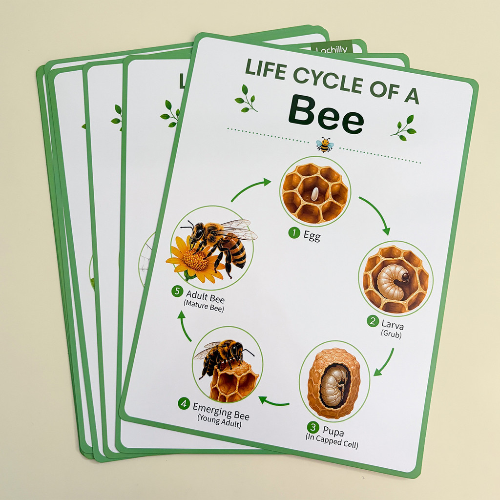 8Pcs Nature Life Cycle Educati - Kids Educational Poster recension och pris