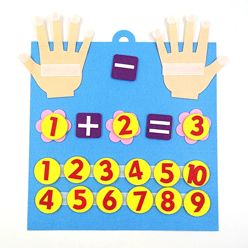 Kid Montessori Toys Felt Finge - Human Body Puzzle recension och pris