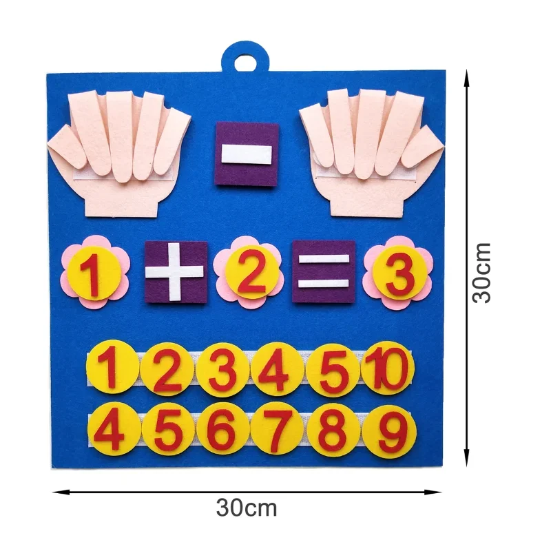 Kid Montessori Toys Felt Finge - Human Body Puzzle recension och pris