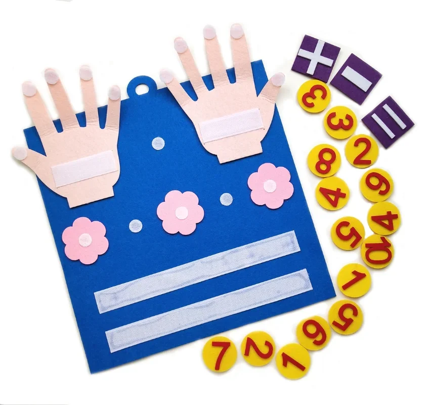 Kid Montessori Toys Felt Finge - Human Body Puzzle recension och pris