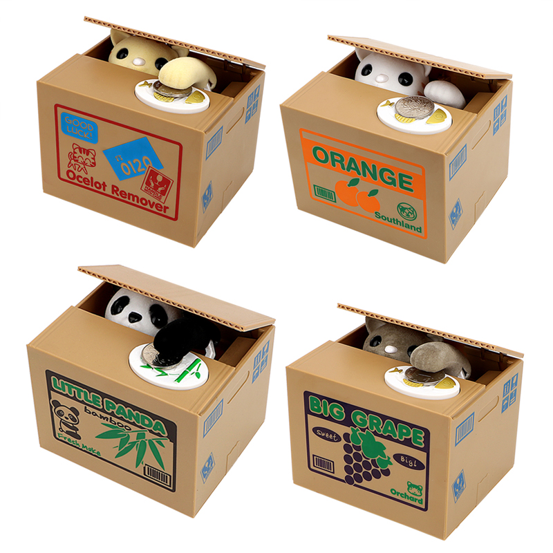 Cat Panda Stealing Coin Money  - Kids Education Money recension och pris