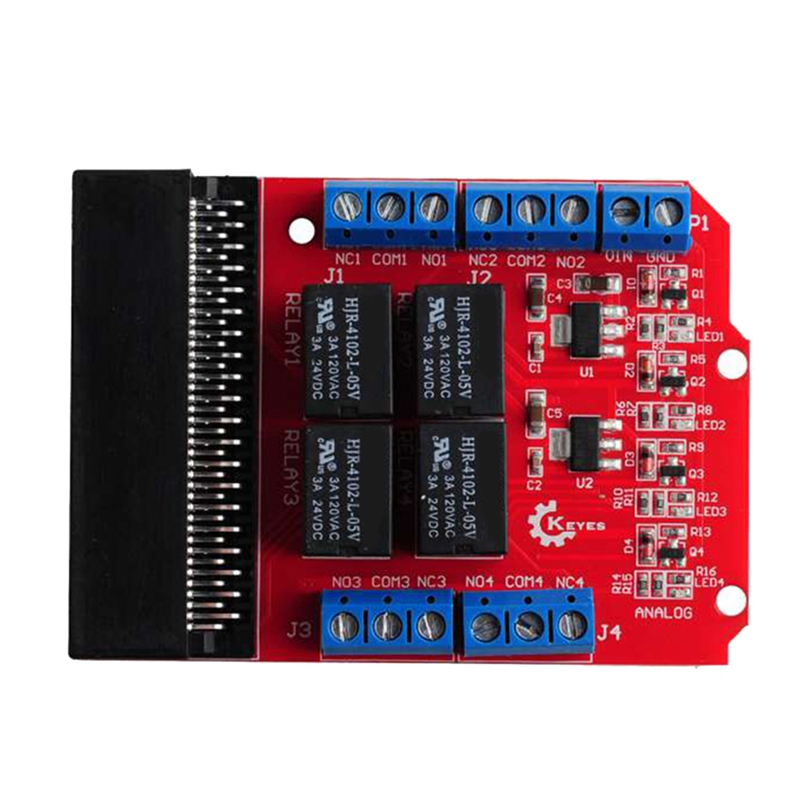 Microbit 4 Channel Relay Modul - Kids Education Channel recension och pris