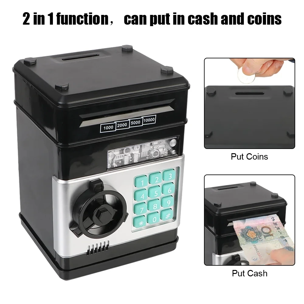Electronic Piggy Bank ATM Pass - Kids Education Money recension och pris
