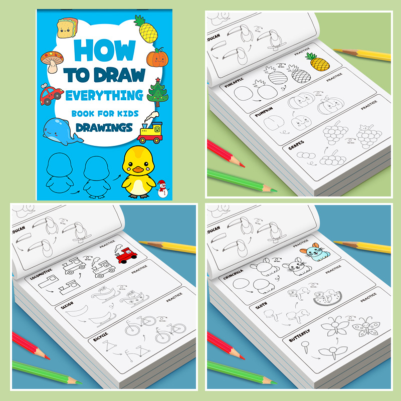 Kids Step-by-Step Drawing Book - Kids Education Steps recension och pris