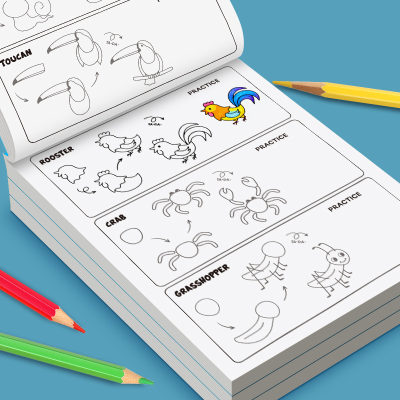 Kids Step-by-Step Drawing Book - Kids Education Steps recension och pris