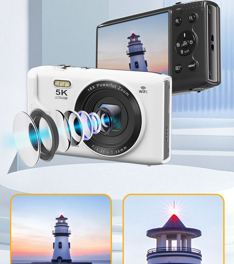 5K Student Camera Cheap Price  - Kids Education News recension och pris