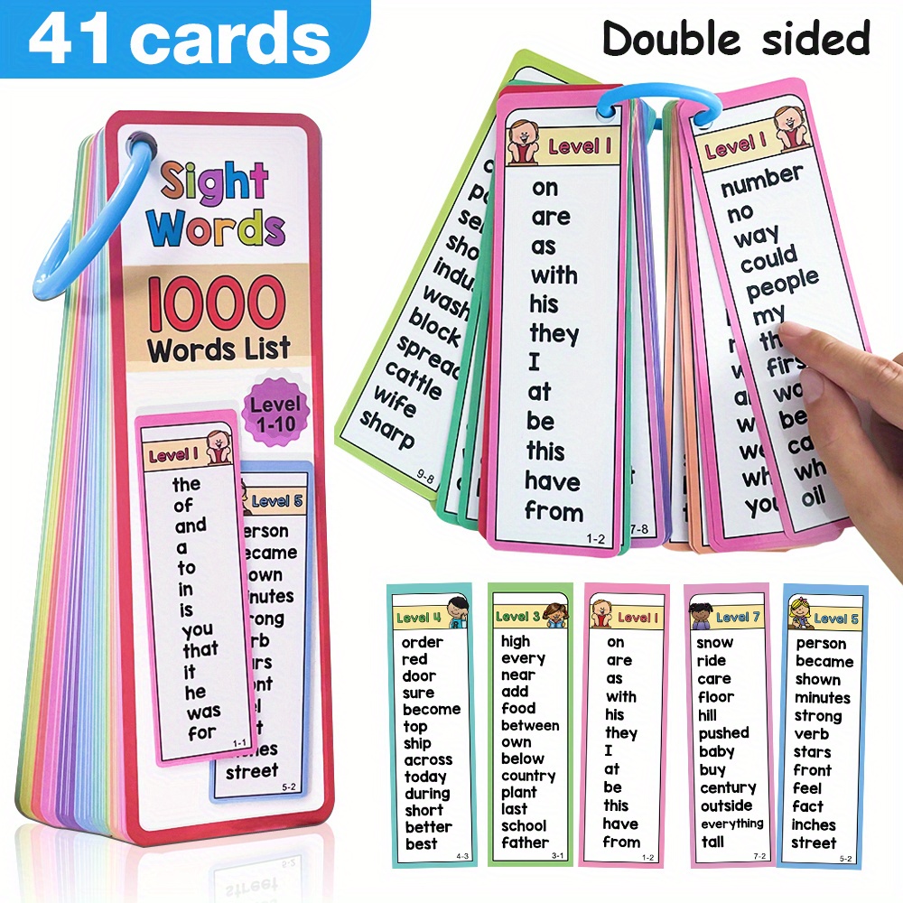 1000 Sight Words Flash Cards f - Sight Word Game recension och pris