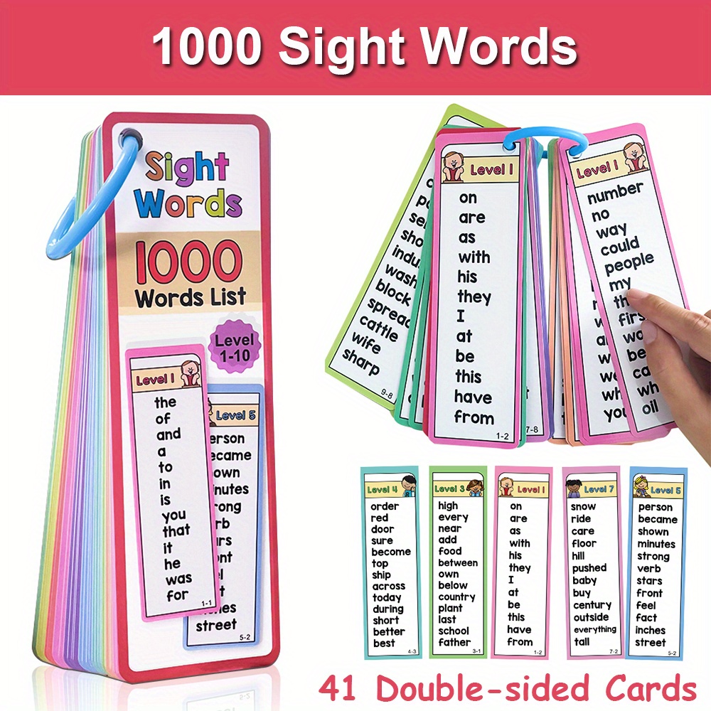 1000 Sight Words Flash Cards f - Sight Word Game recension och pris