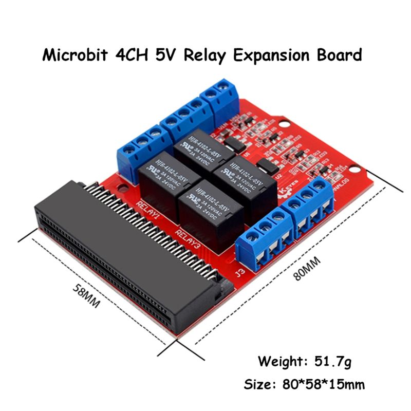 A64I Microbit 4 Channel Relay  - Kids Education Channel recension och pris