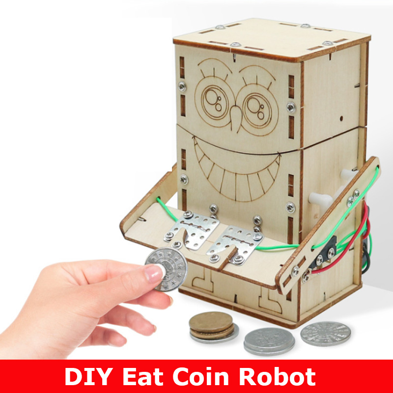 Wooden Electric Powered Eat Co - Kids Education Money recension och pris