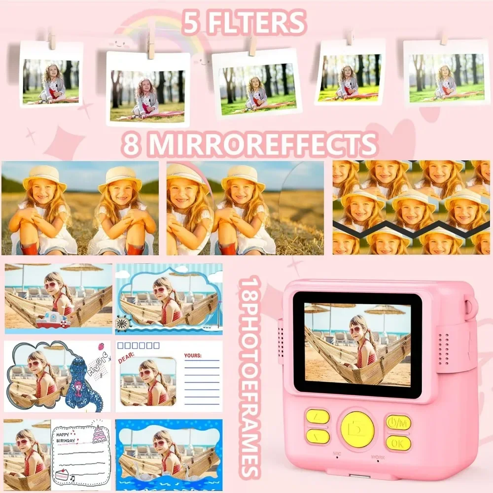 Instant Print Camera for Kids, - Kids Education News recension och pris