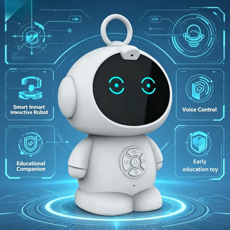 Smart AI Robot WiFi Early Educ - Kids Educational Device recension och pris
